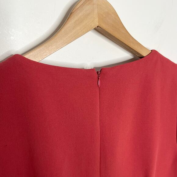 Ann Taylor Red Square Neck Dress - Picture 9 of 12
